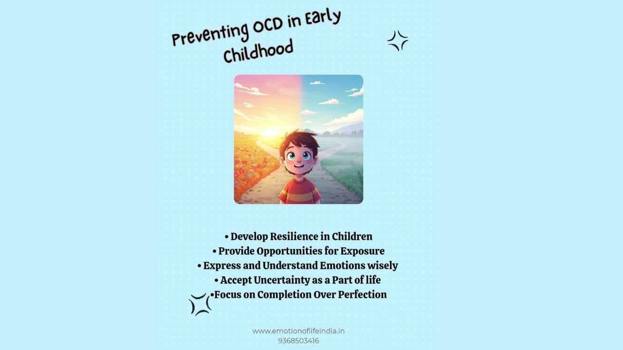 Early awareness and support can prevent OCD symptoms from escalating in children. Emotion of Life helps families with expert guidance and therapy.