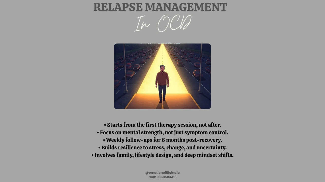 Relapse Management in OCD, ocd relapse prevention