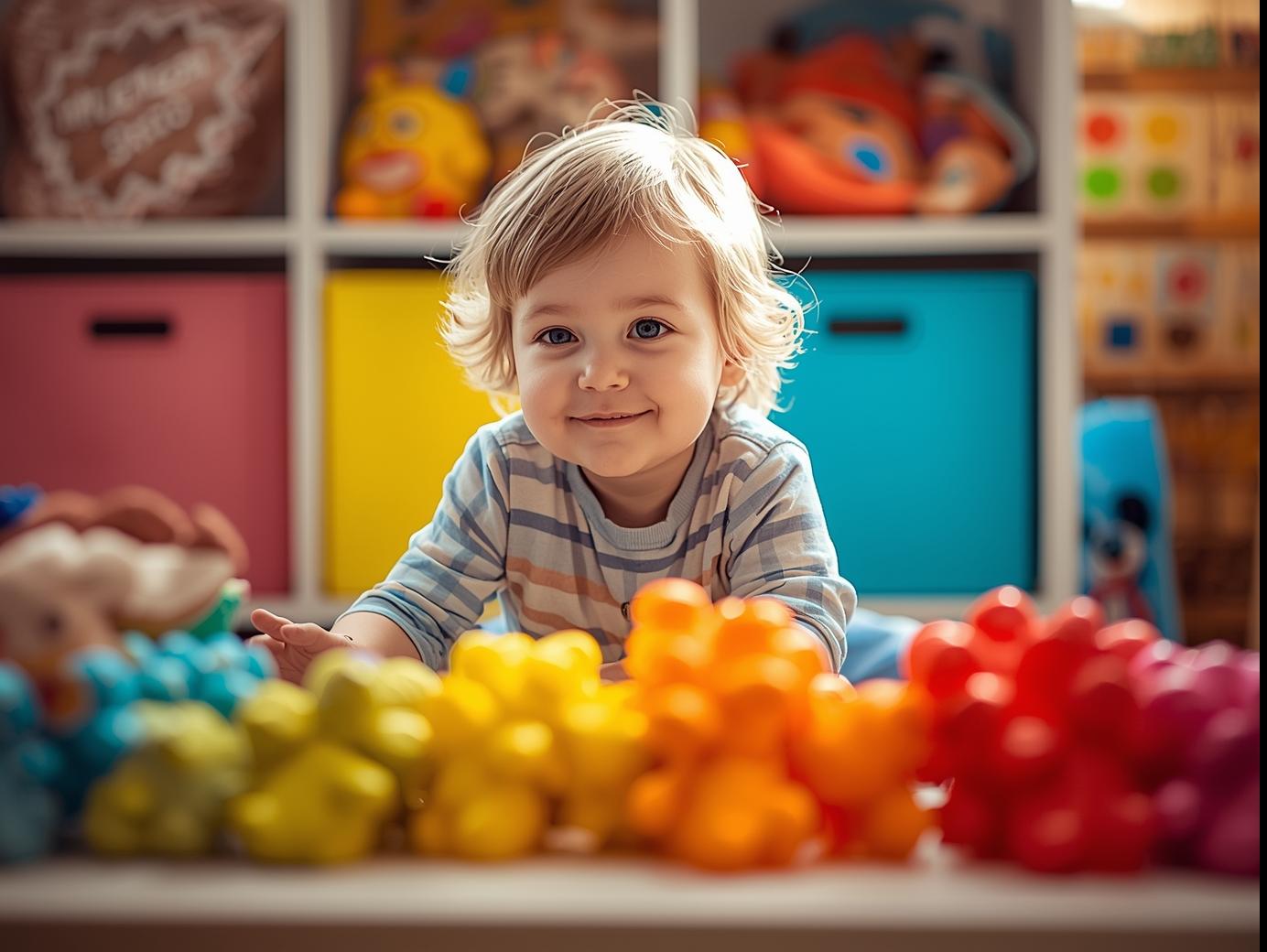 Child repeatedly arranging school supplies due to OCD