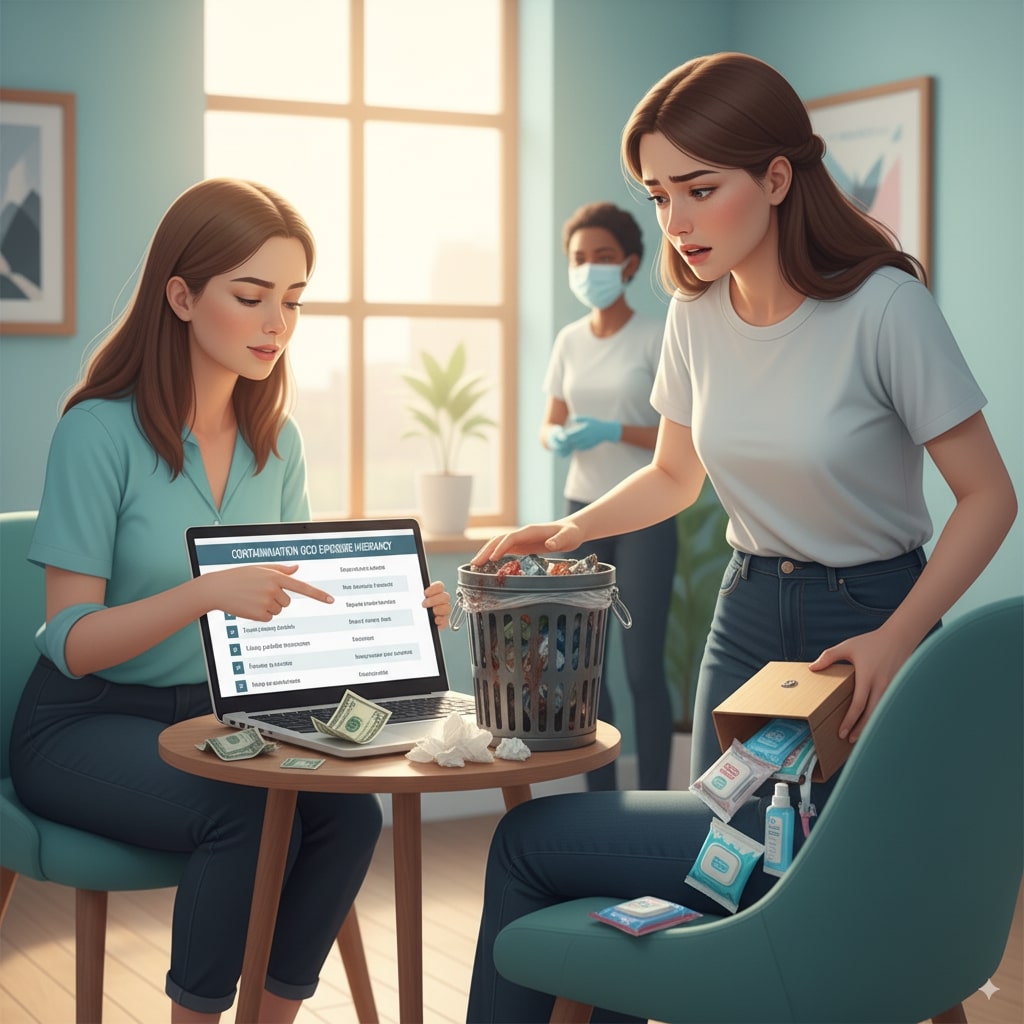 Therapist guiding a patient through exposure response prevention session for OCD