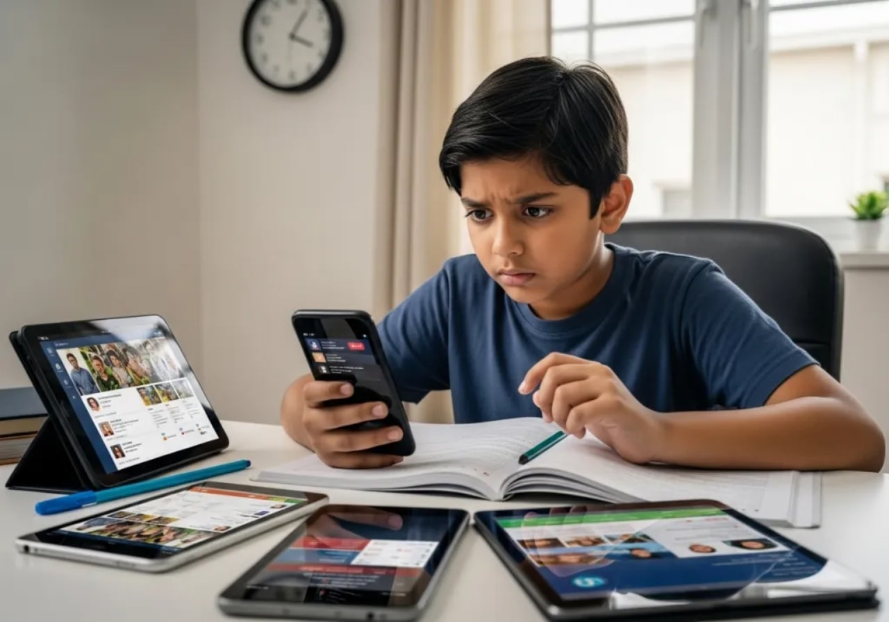 Child experiencing anxiety due to Fear of Missing Out OCD