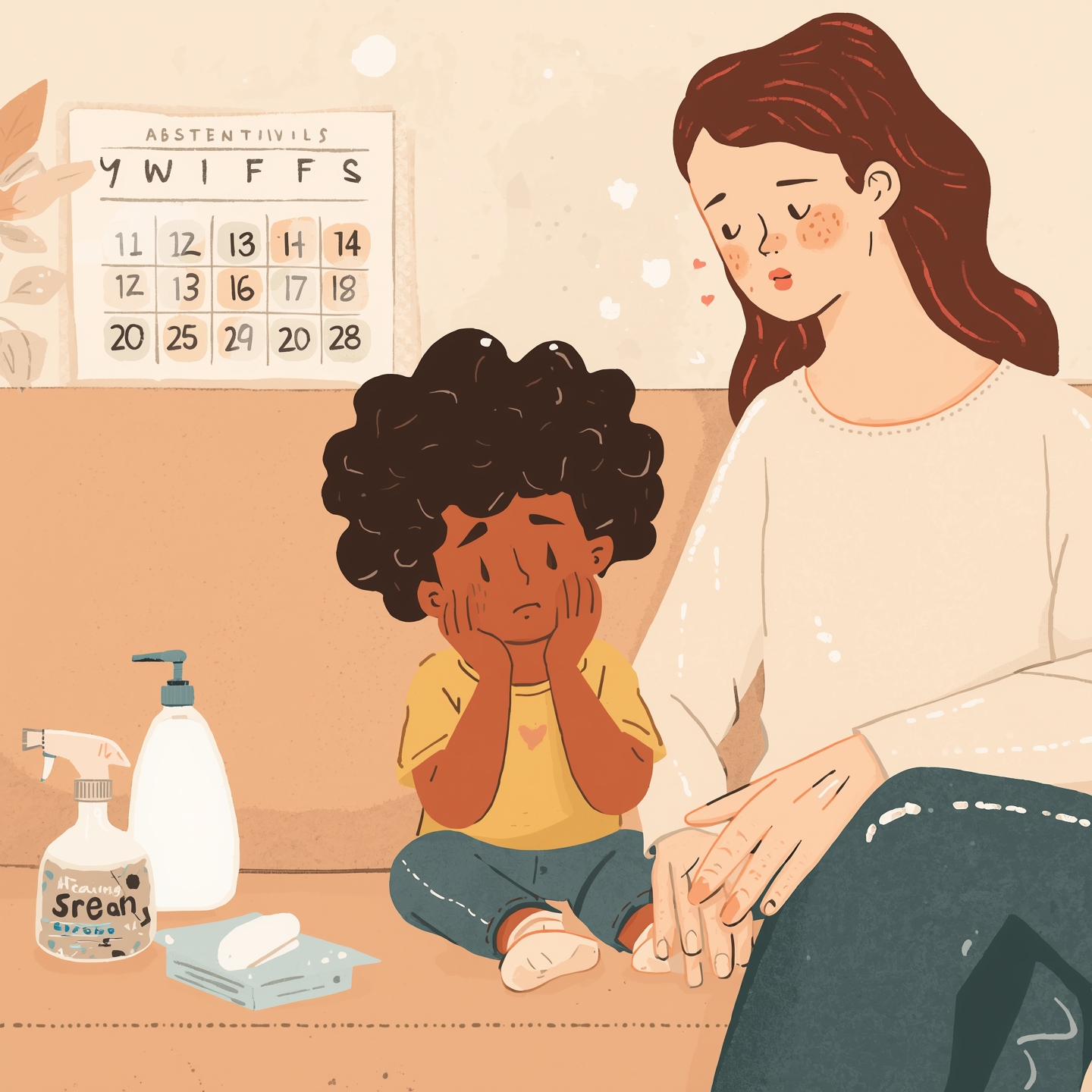 Child experiencing health anxiety due to Health OCD