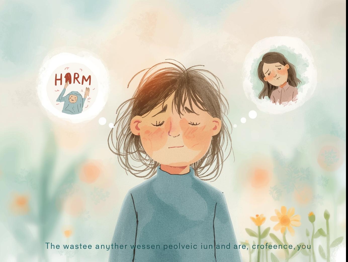 Child experiencing anxiety due to magical thinking OCD and superstitious fears