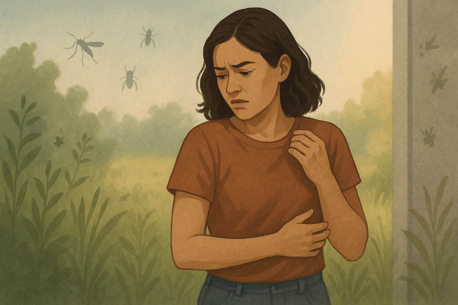 Illustration showing Insect OCD therapy with CBT and ERP techniques at Emotion of Life India