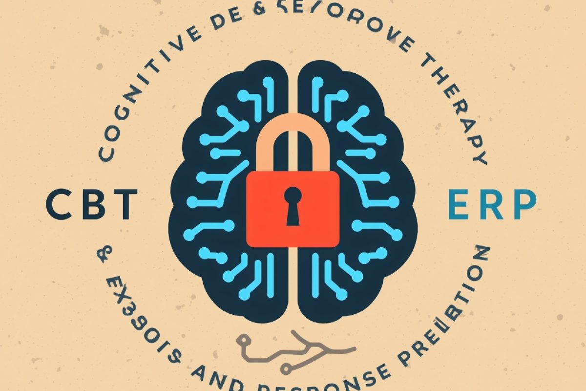 Illustration of CBT and ERP techniques for OCD recovery at Emotion of Life